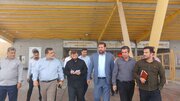 بازدید سرپرست اداره کل راهداری و حمل و نقل جاده ای خوزستان از پایانه مرزی شلمچه و برگزاری جلسه ستاد اربعین حسینی(ع)