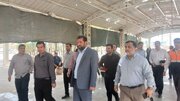 بازدید سرپرست اداره کل راهداری و حمل و نقل جاده ای خوزستان از پایانه مرزی شلمچه و برگزاری جلسه ستاد اربعین حسینی(ع)