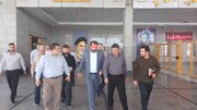 بازدید سرپرست اداره کل راهداری و حمل و نقل جاده ای خوزستان از پایانه مرزی شلمچه و برگزاری جلسه ستاد اربعین حسینی(ع)
