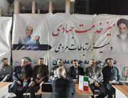 ببینید| تجلی خدمت و بیعت در ۸۳ شب تجمع اقتدار مردم زاهدان؛ برپایی سومین میز خدمت راه و شهرسازی سیستان و بلوچستان