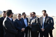 نظارت مسئولان استان سمنان بر مراحل پایانی احداث باند دوم محور آستانه-دیباج