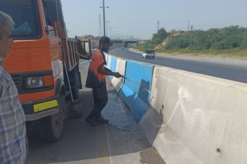 عملیات نگهداری راه