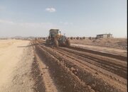 ببینید| آخرین وضعیت آماده سازی سایت نهضت ملی مسکن شهرستان مهرستان