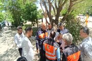 ببینید|همایش ارتقای ایمنی راکبین موتورسوار و اهدای کلاه ایمنی به موتورسواران در روستای قاسم آباد از توابع شهرستان ساوجبلاغ