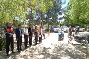 ببینید|همایش ارتقای ایمنی راکبین موتورسوار و اهدای کلاه ایمنی به موتورسواران در روستای قاسم آباد از توابع شهرستان ساوجبلاغ