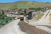 انجام عملیات راهداری در محور روستایی تگرباری دیواندره کردستان