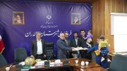 مراسم واگذاری زمین رایگان به خانوارهای متقاضی طرح جوانی جمعیت استان آذربایجان‌غربی