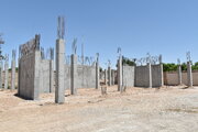 پیشرفت فیزیکی احداث هنرستان شریعت پناهی سمنان از محل اعتبار شرکت بازآفرینی شهری