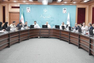 جلسه کارگروه امور زیربنایی استان بوشهر