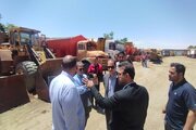 ببینید|بازدید مدیر کل راهداری وحمل‌ونقل جاده‌ای استان البرز از آشیانه ماشین آلات راهداری استان البرز