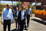 ببینید|بازدید مدیر کل راهداری وحمل‌ونقل جاده‌ای استان البرز از آشیانه ماشین آلات راهداری استان البرز
