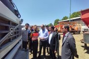 ببینید|بازدید مدیر کل راهداری وحمل‌ونقل جاده‌ای استان البرز از آشیانه ماشین آلات راهداری استان البرز