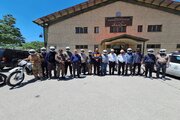 ببینید|برگزاری همایش ارتقای ایمنی راکبین موتورسوار در روستای آدران