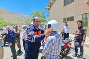 ببینید|برگزاری همایش ارتقای ایمنی راکبین موتورسوار در روستای آدران