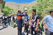 ببینید|برگزاری همایش ارتقای ایمنی راکبین موتورسوار در روستای آدران