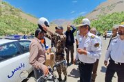 ببینید|برگزاری همایش ارتقای ایمنی راکبین موتورسوار در روستای آدران