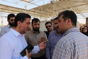 بازدید سرپرست دفتر فنی و امور مهندسی سازمان پایانه مرزی شلمچه