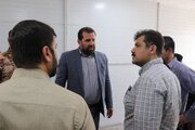 بازدید سرپرست دفتر فنی و امور مهندسی سازمان پایانه مرزی شلمچه