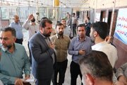 بازدید سرپرست دفتر فنی و امور مهندسی سازمان پایانه مرزی شلمچه