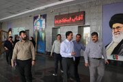 بازدید سرپرست دفتر فنی و امور مهندسی سازمان پایانه مرزی شلمچه