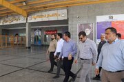بازدید سرپرست دفتر فنی و امور مهندسی سازمان پایانه مرزی شلمچه