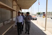 بازدید سرپرست دفتر فنی و امور مهندسی سازمان پایانه مرزی شلمچه