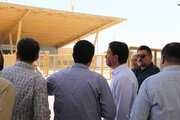 بازدید سرپرست دفتر فنی و امور مهندسی سازمان پایانه مرزی شلمچه