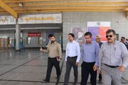 بازدید سرپرست دفتر فنی و امور مهندسی سازمان پایانه مرزی شلمچه