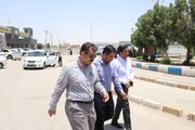 بازدید سرپرست دفتر فنی و امور مهندسی سازمان پایانه مرزی شلمچه