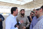 بازدید سرپرست دفتر فنی و امور مهندسی سازمان پایانه مرزی شلمچه