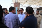 بازدید سرپرست دفتر فنی و امور مهندسی سازمان پایانه مرزی شلمچه