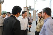 بازدید سرپرست دفتر فنی و امور مهندسی سازمان پایانه مرزی چذابه