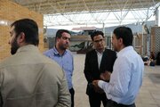 بازدید سرپرست دفتر فنی و امور مهندسی سازمان پایانه مرزی چذابه
