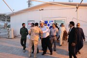 بازدید سرپرست دفتر فنی و امور مهندسی سازمان پایانه مرزی چذابه