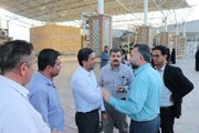 بازدید سرپرست دفتر فنی و امور مهندسی سازمان پایانه مرزی چذابه