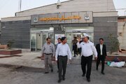 بازدید سرپرست دفتر فنی و امور مهندسی سازمان پایانه مرزی چذابه