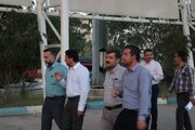 بازدید سرپرست دفتر فنی و امور مهندسی سازمان پایانه مرزی چذابه