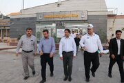 بازدید سرپرست دفتر فنی و امور مهندسی سازمان پایانه مرزی چذابه