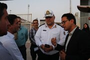 بازدید سرپرست دفتر فنی و امور مهندسی سازمان پایانه مرزی چذابه