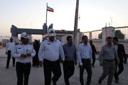 بازدید سرپرست دفتر فنی و امور مهندسی سازمان پایانه مرزی چذابه
