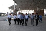 بازدید سرپرست دفتر فنی و امور مهندسی سازمان پایانه مرزی چذابه