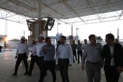 بازدید سرپرست دفتر فنی و امور مهندسی سازمان پایانه مرزی چذابه