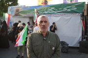 ببینید | برپایی موکب مرکز مقاومت بسیج وزارت راه و شهرسازی در مهمونی کیلومتری غدیر