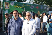 ببینید | برپایی موکب مرکز مقاومت بسیج وزارت راه و شهرسازی در مهمونی کیلومتری غدیر