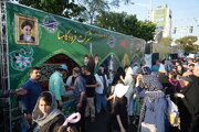 ببینید | برپایی موکب مرکز مقاومت بسیج وزارت راه و شهرسازی در مهمونی کیلومتری غدیر