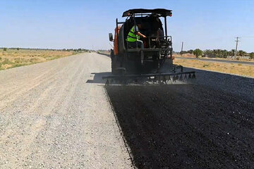 جنوب کرمان قیر پاشی