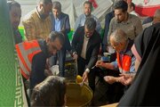 ببینید|موکب اداره کل راهداری و حمل و نقل جاده‌ای استان البرز در مسیر جشن ١٠کیلومتری عید سعید غدیرخم در کرج