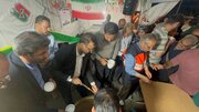 ببینید|موکب اداره کل راهداری و حمل و نقل جاده‌ای استان البرز در مسیر جشن ١٠کیلومتری عید سعید غدیرخم در کرج