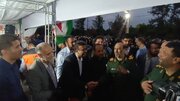 ببینید|موکب اداره کل راهداری و حمل و نقل جاده‌ای استان البرز در مسیر جشن ١٠کیلومتری عید سعید غدیرخم در کرج