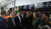 ببینید|موکب اداره کل راهداری و حمل و نقل جاده‌ای استان البرز در مسیر جشن ١٠کیلومتری عید سعید غدیرخم در کرج